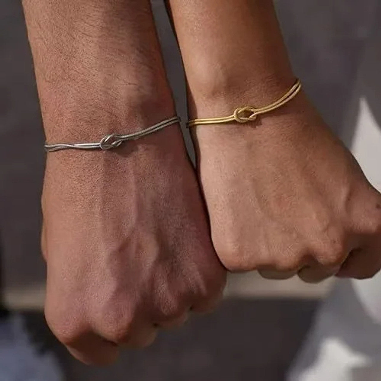 Hot Sale Infinity-Love know unisex bracelet gold-silver and mixed