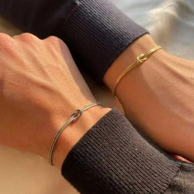 Hot Sale Infinity-Love know unisex bracelet gold-silver and mixed