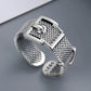 925 Silver vintage Buckle style ring - Providence silver gold jewelry usa