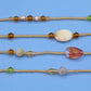 Bohemian style 51.2inch long Yellow stone with Freshwater Pearl Long necklace Handmade elegant long necklace ideal for Christmas and Valentine's Day gifts, suitable for everyday, wedding, birthday parties and anniversaries