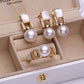 Wholesale pearl necklace, earring, ring, or set for Christmas