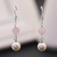 Elegant Fresh Water Pearl earrings, ideal for Valentine's Day , perfect for everyday, wedding and birthday parties[NK-EH2501White-03]