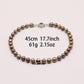 Elegant 10-11mm  Freshwater Pearl necklace Handmade 17.7 inch long necklace with unique silver plated buckle Delicate Valentine's Day gift, suitable for everyday, party wearing men and women brown freshwater pearl necklace[XL-2501Golden-01]