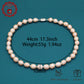 Elegant 17.5" Pink Freshwater Pearl Necklace - Handcrafted, 10mm Beads with Gift Box - Perfect for Casual Attire & Special Occasions【XL-2411PInk-001】