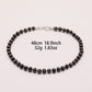 Exquisite 100% handmade Fresh Water Pearl Necklace 8-9mm black brown fresh water pearl with delicate buttons, unique Valentine's Day gift, with gift box, suitable for everyday, party fresh water pearl necklace for men and women[XL-2501Golden-03]