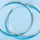 Popular 4 size endless hoop in 100% sterling silver - Providence silver gold jewelry usa