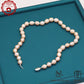 Elegant 17.5" Pink Freshwater Pearl Necklace - Handcrafted, 10mm Beads with Gift Box - Perfect for Casual Attire & Special Occasions【XL-2411PInk-001】