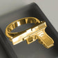 Unisex Gun Ring - Providence silver gold jewelry usa