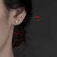 925 Steling Silver Jewelry Ball Stud Earrings For Women Fashion New XY0277