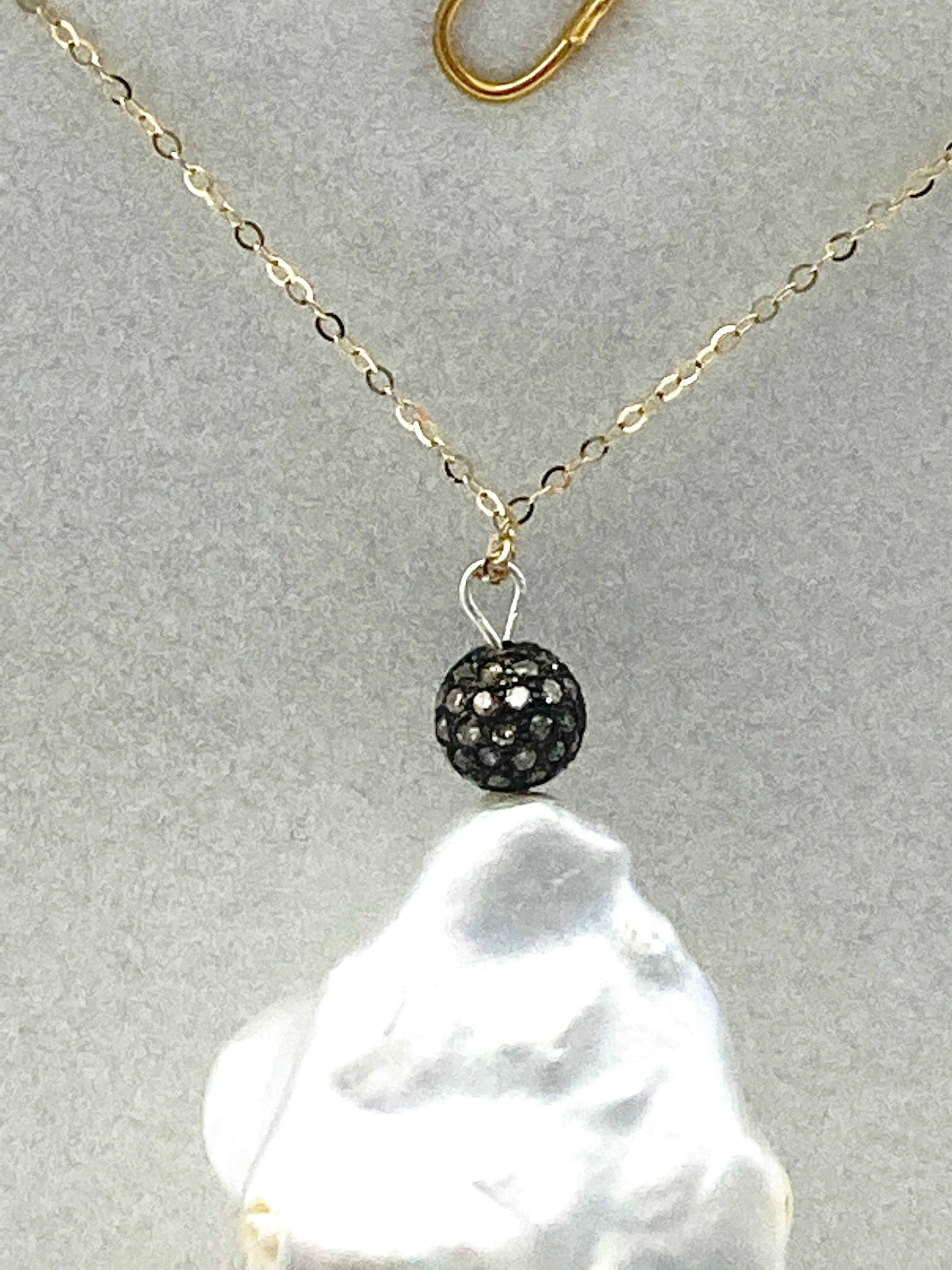 Unique one of a kind Baroque pearl necklaces - Providence silver gold jewelry usa