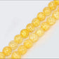 Genuine glass crackled glass bead 20/pkg. 9 colors - Providence silver gold jewelry usa