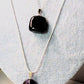 semi-precious stones plus 2 sterling silver neck chain sizes 18 and 24 inch