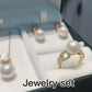 Wholesale pearl necklace, earring, ring, or set for Christmas