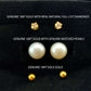 HOLIDAY SPECIAL -3 PAIR OF 18k SOLID GOLD EARRINGS IN GIFT BOX